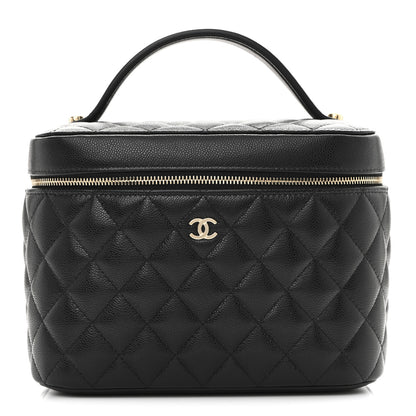 Chanel Caviar Quilted Large Vanity Pouch Black 1 of 11
