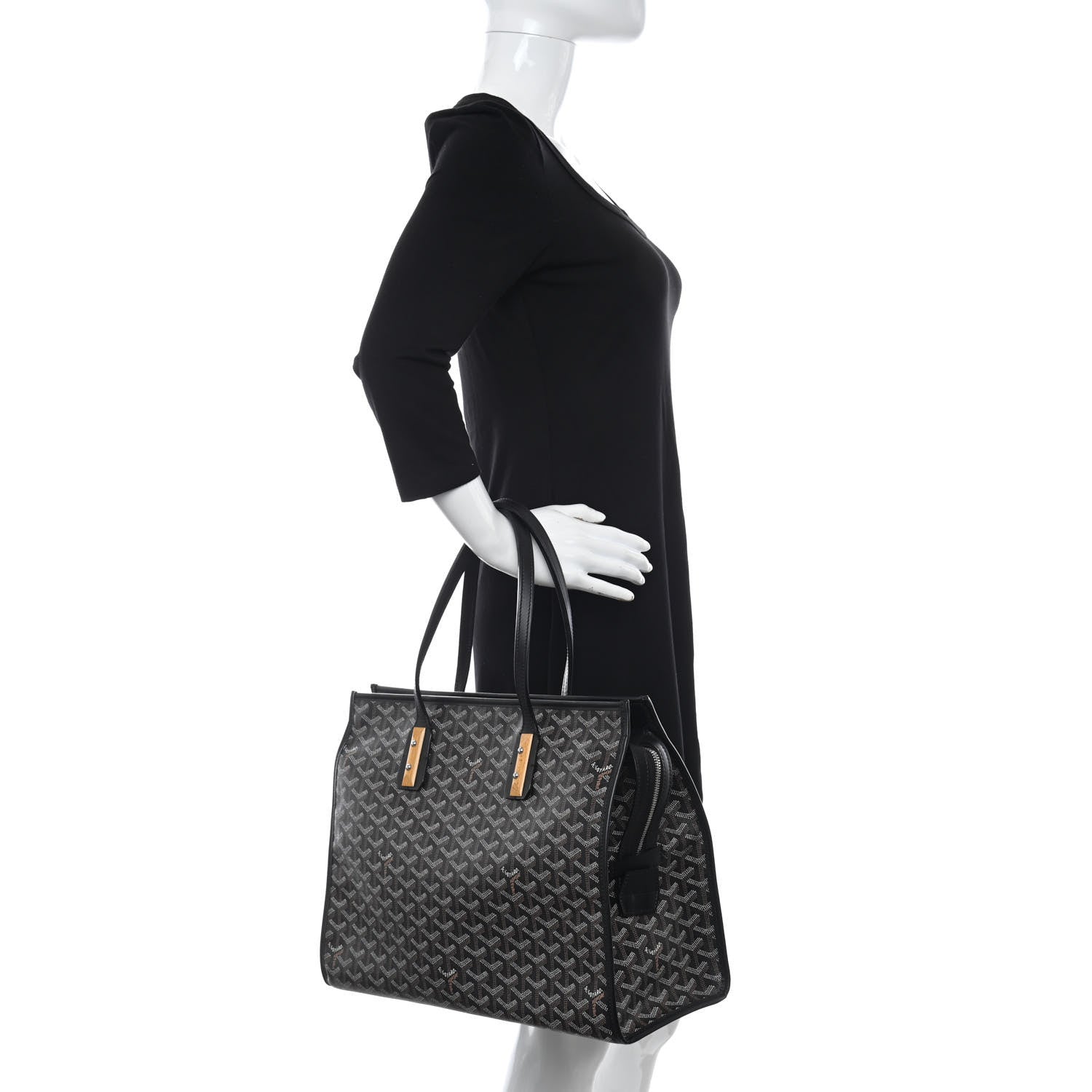Goyard Goyardine Marquises Tote Black 2 of 8