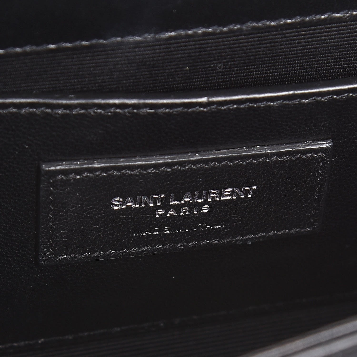 Saint Laurent Suede Fringe Chain Small Monogram Satchel Black 7 of 8