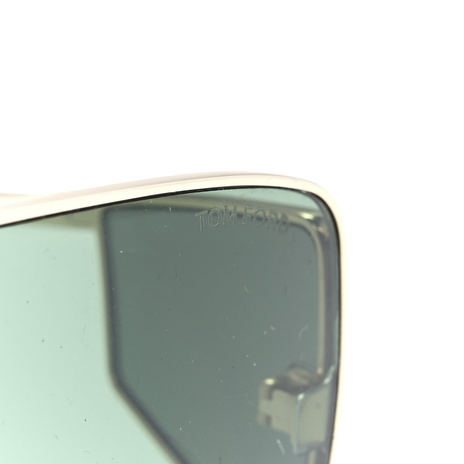 Tom Ford Square Spector Sunglasses TF 708 Green Gold 7 of 8