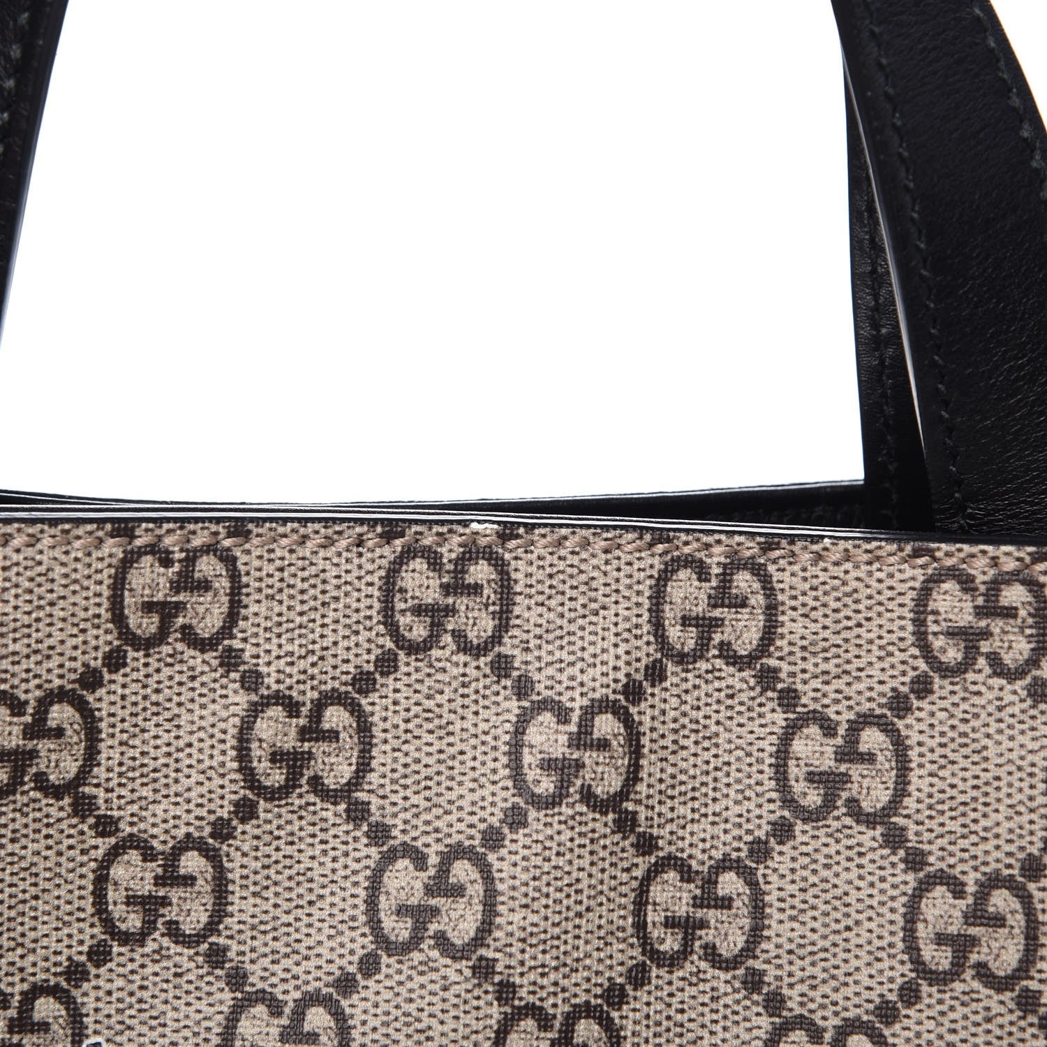 Gucci GG Supreme Monogram L'Aveugle Par Amour Print Vertical Tote Black 8 of 8