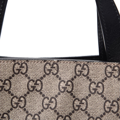 Gucci GG Supreme Monogram L'Aveugle Par Amour Print Vertical Tote Black 8 of 8