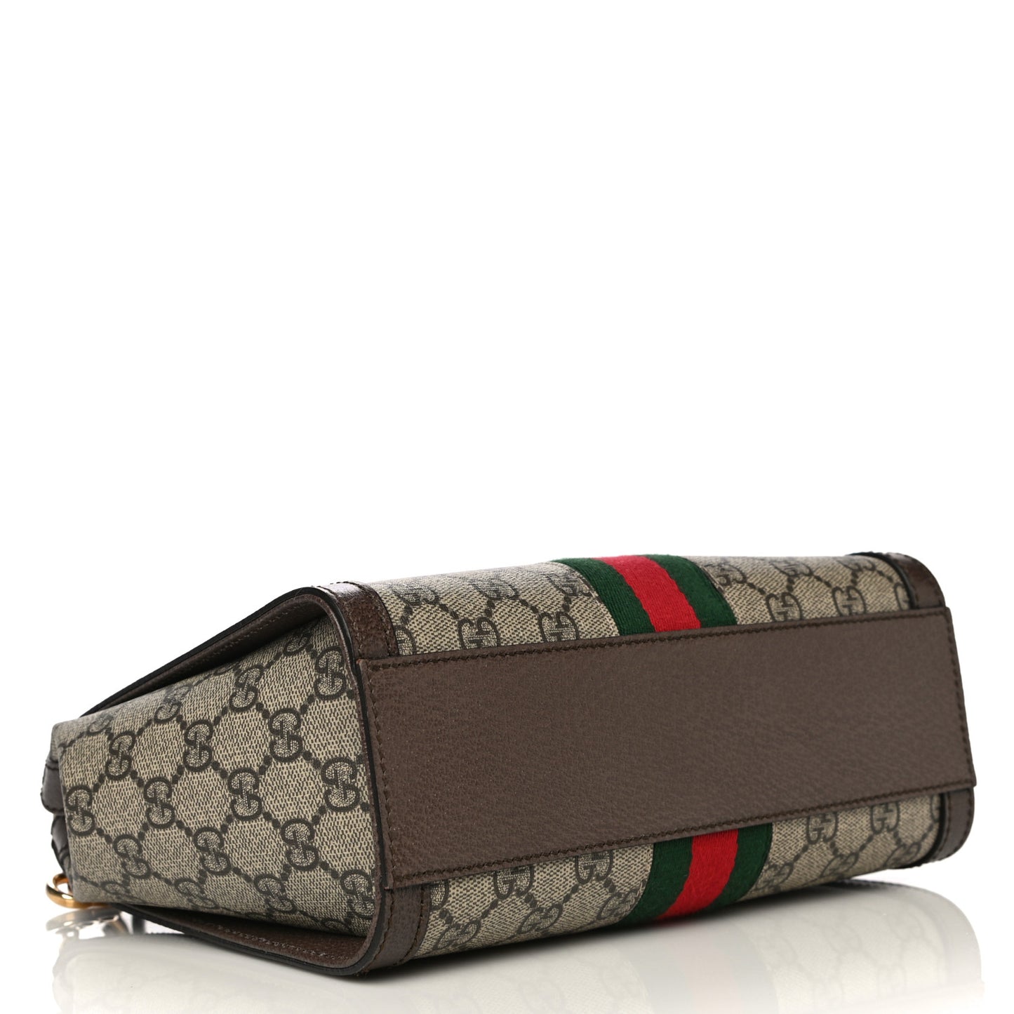 GG Supreme Monogram Small Ophidia Tote Bag Brown