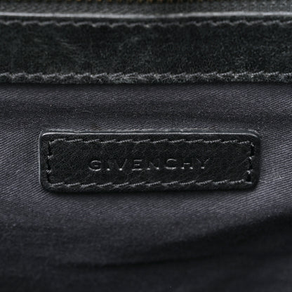 Givenchy Calfskin Bolt Stud Mirte Saddle Bag Black 6 of 21