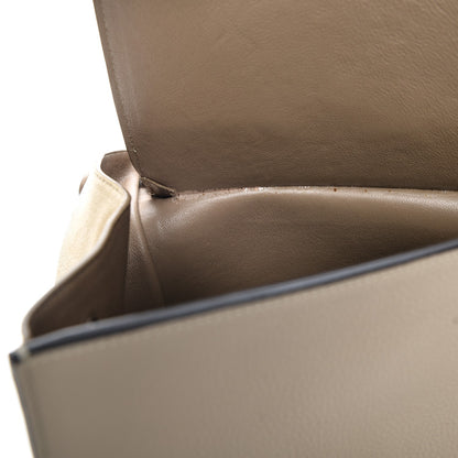 Celine Drummed Calfskin Suede Small Trapeze Dune 7 of 8