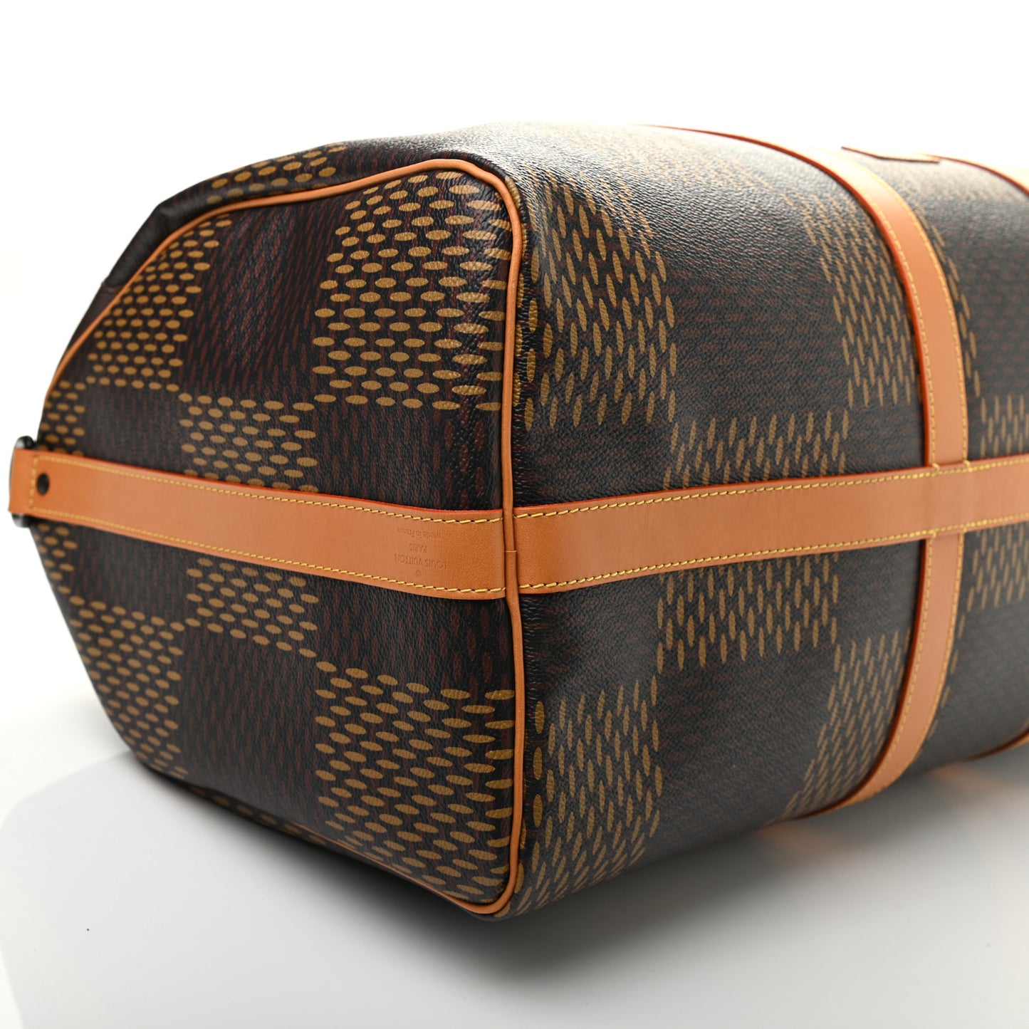 X NIGO Giant Damier Ebene Monogram Keepall Bandouliere 50