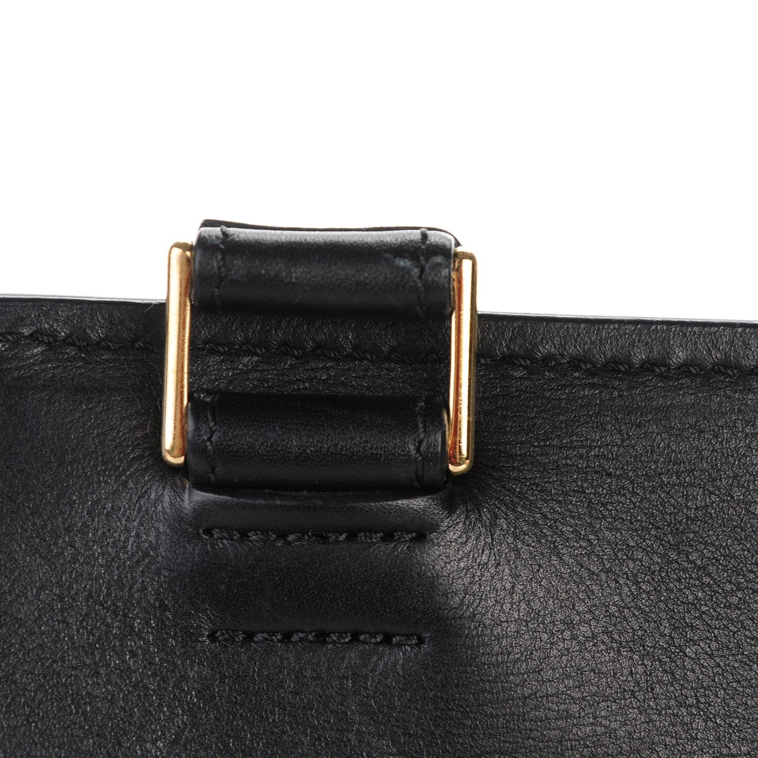 Celine Smooth Calfskin Medium Edge Shoulder Bag Black 8 of 10