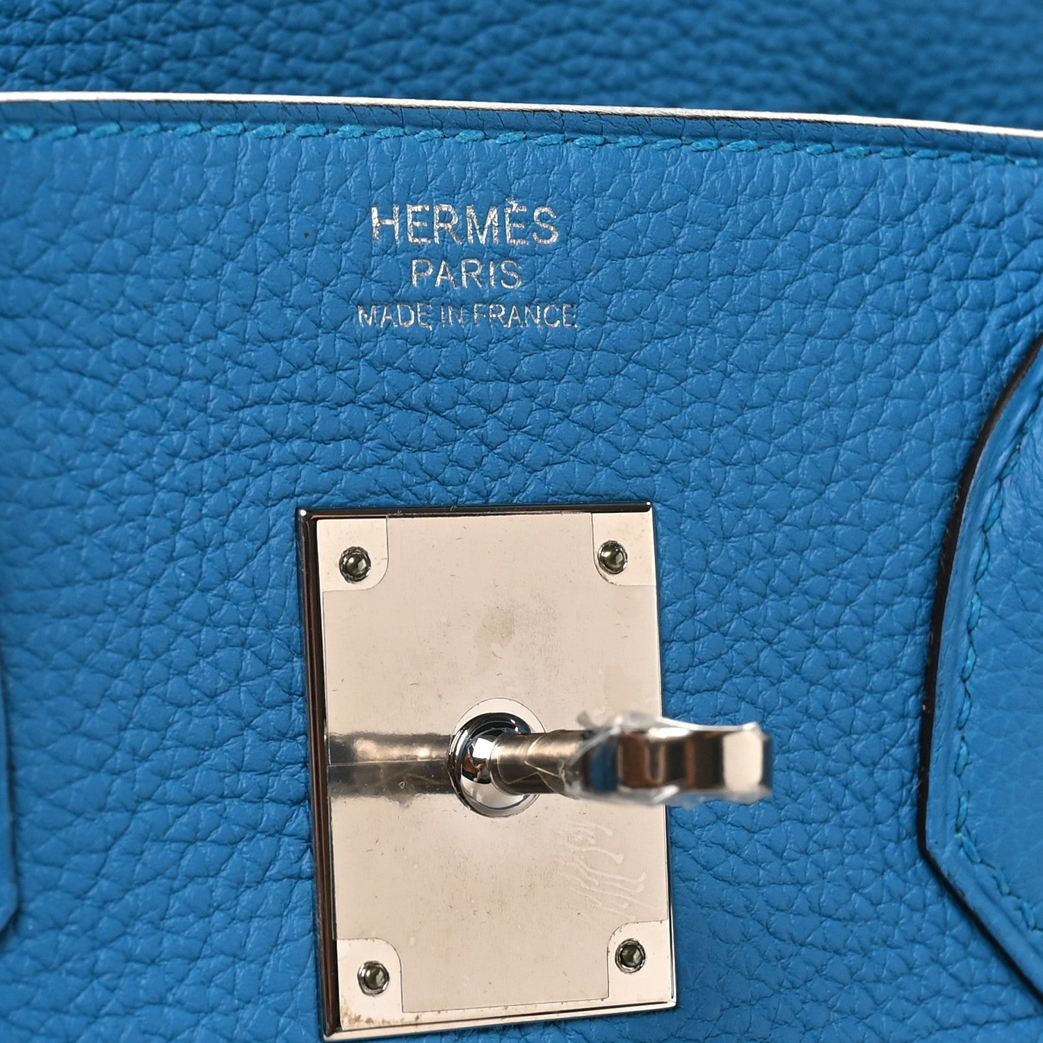 Hermes Togo Verso Birkin 30 Bleu Zanzibar Malachite 5 of 9