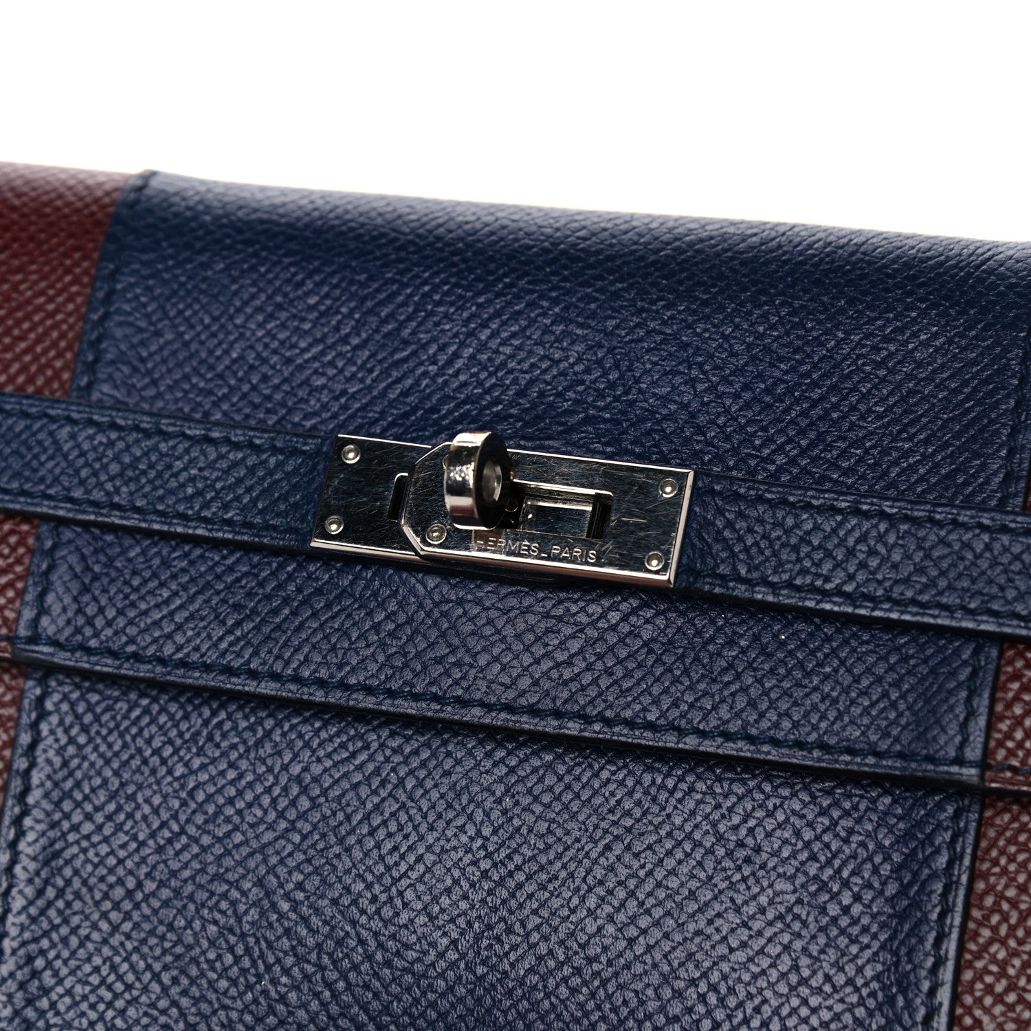 Hermes Epsom Flag Kelly Longue Wallet Bleu Saphir 17 of 18