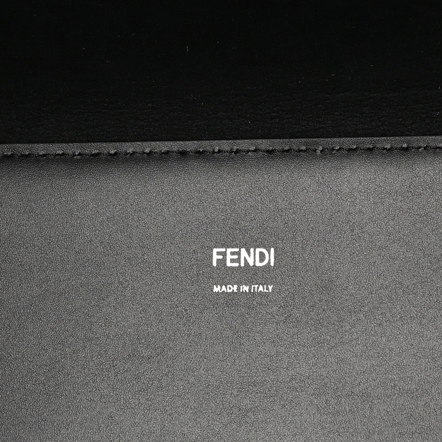 Vitello King Plexiglass Medium Fendi Sunshine Shopper Tote Black White