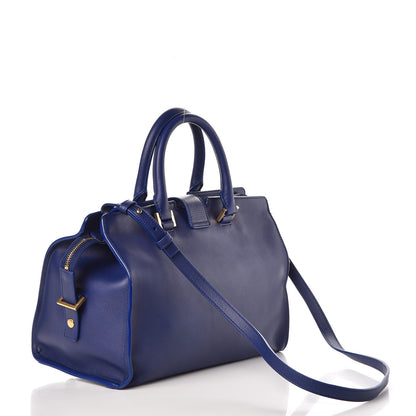 Saint Laurent Calfskin Small Classic Y Cabas Royal Blue 3 of 12