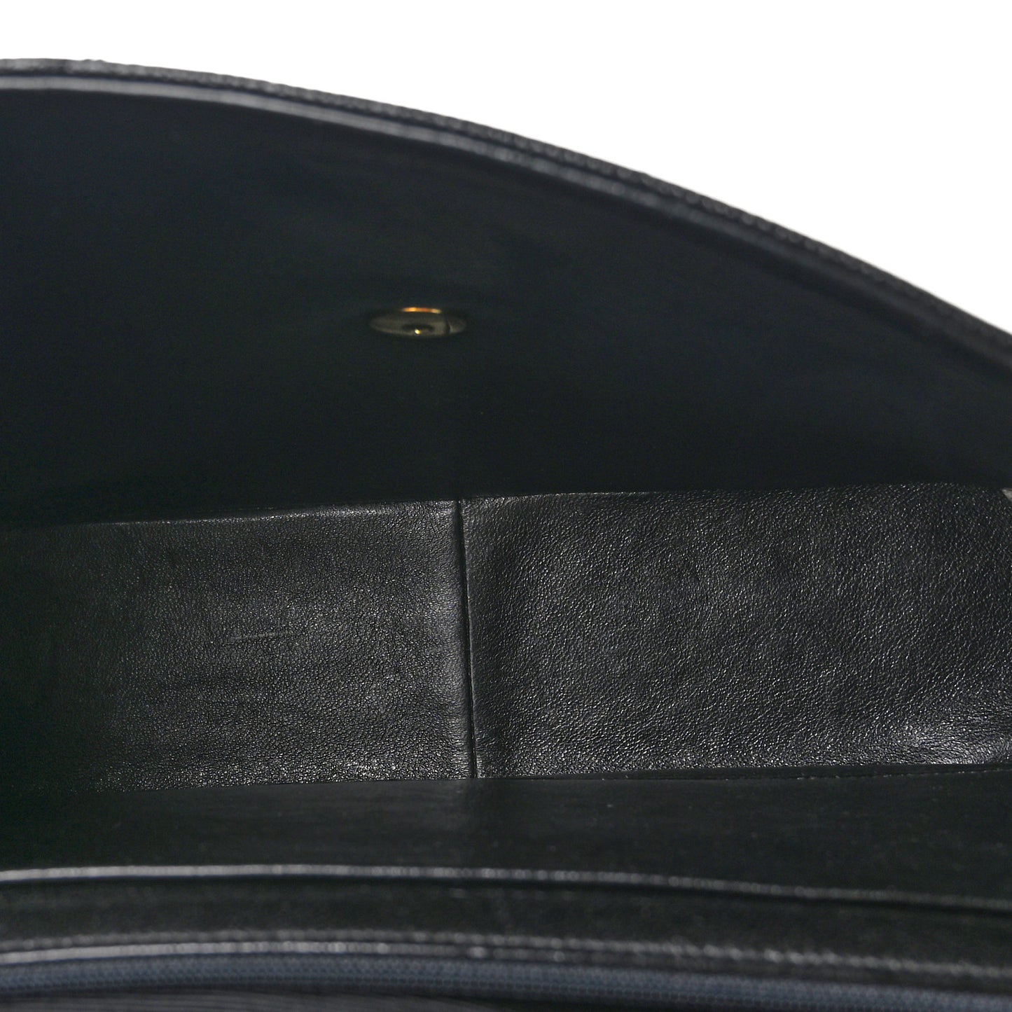Caviar Chevron Quilted Jumbo Single Flap Black