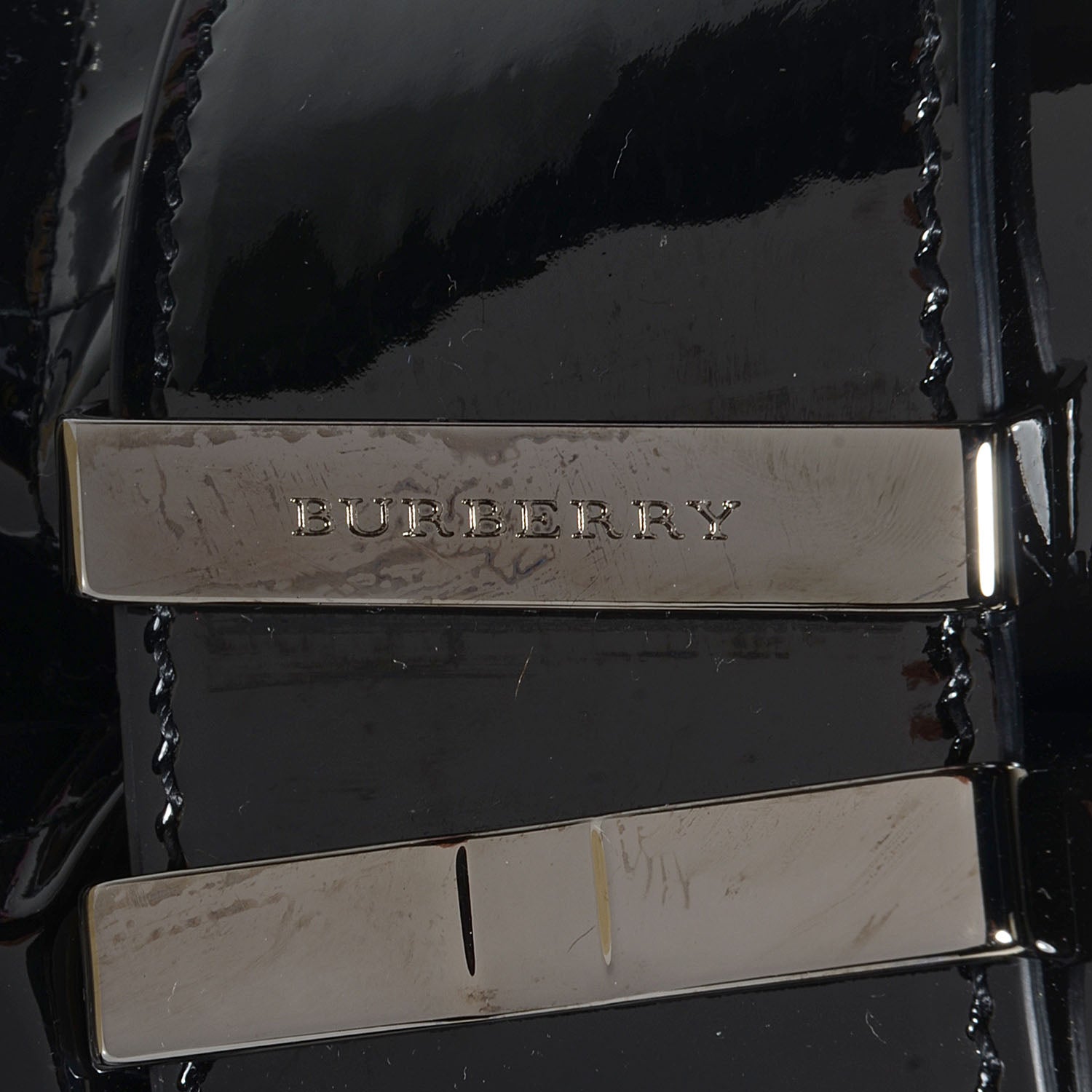 Burberry Patent Quilted Beaton Black 11 of 11