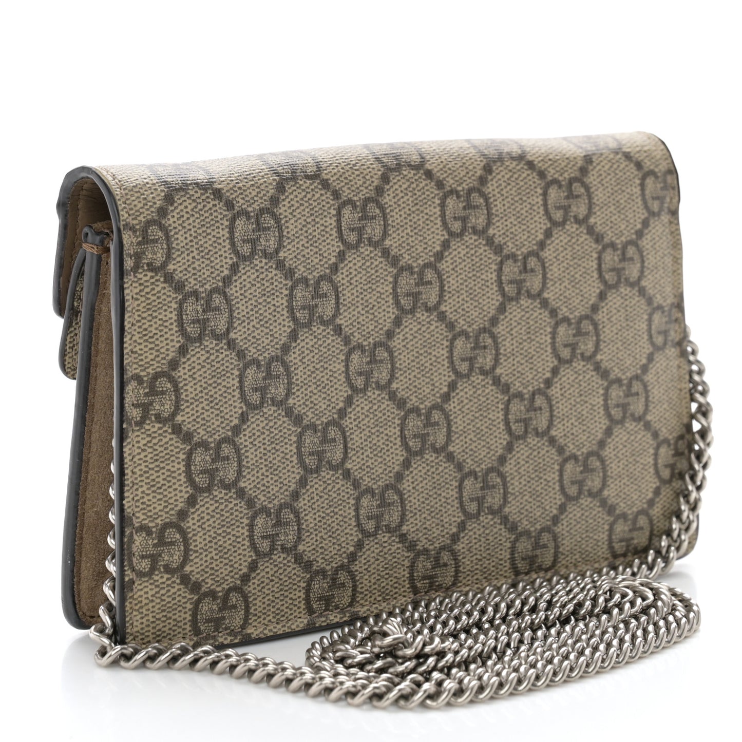GG Supreme Monogram Super Mini Dionysus Shoulder Bag Taupe