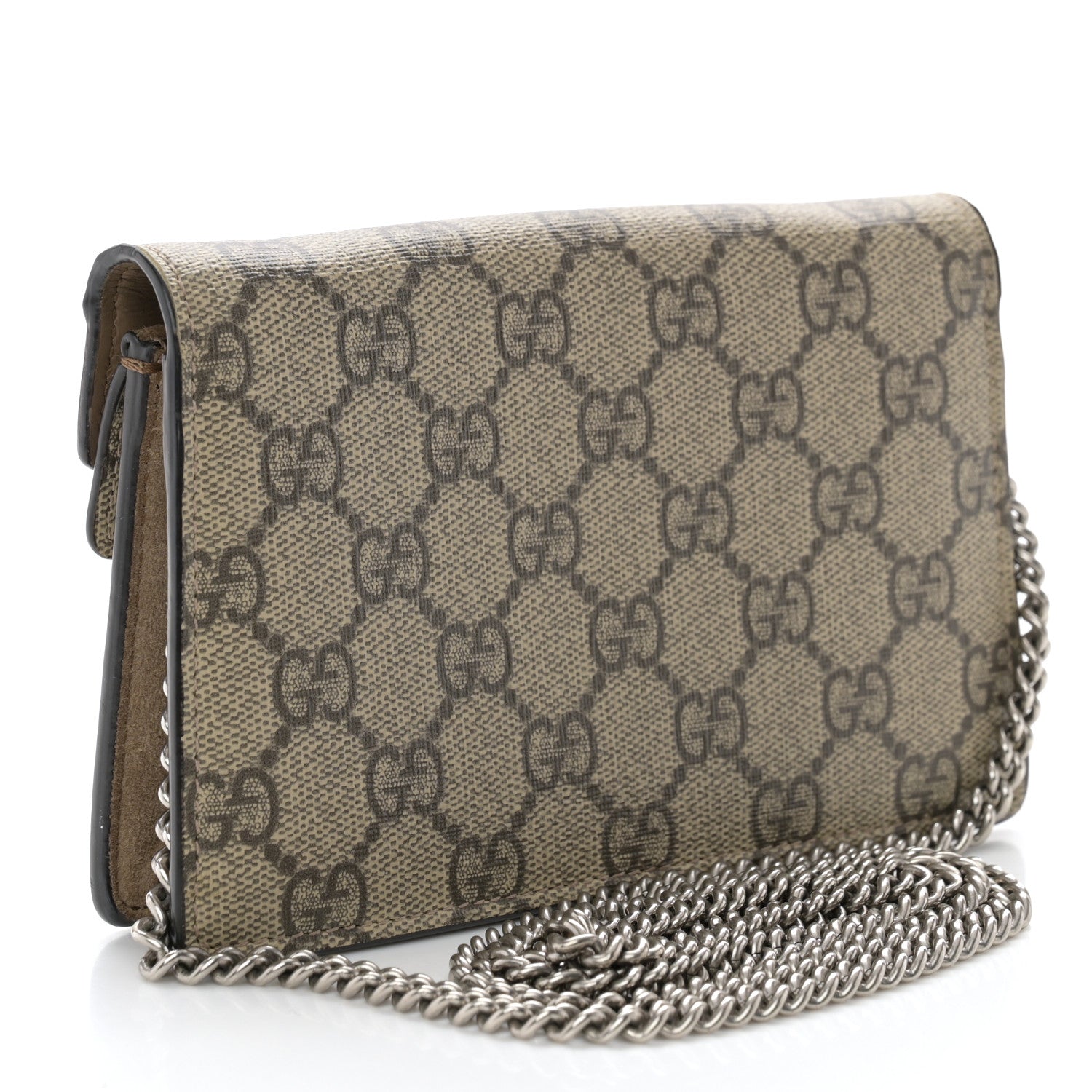 Gucci GG Supreme Monogram Super Mini Dionysus Shoulder Bag Taupe 3 of 12
