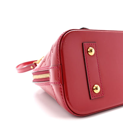 Louis Vuitton Vernis Alma BB Pomme D'Amour 8 of 9