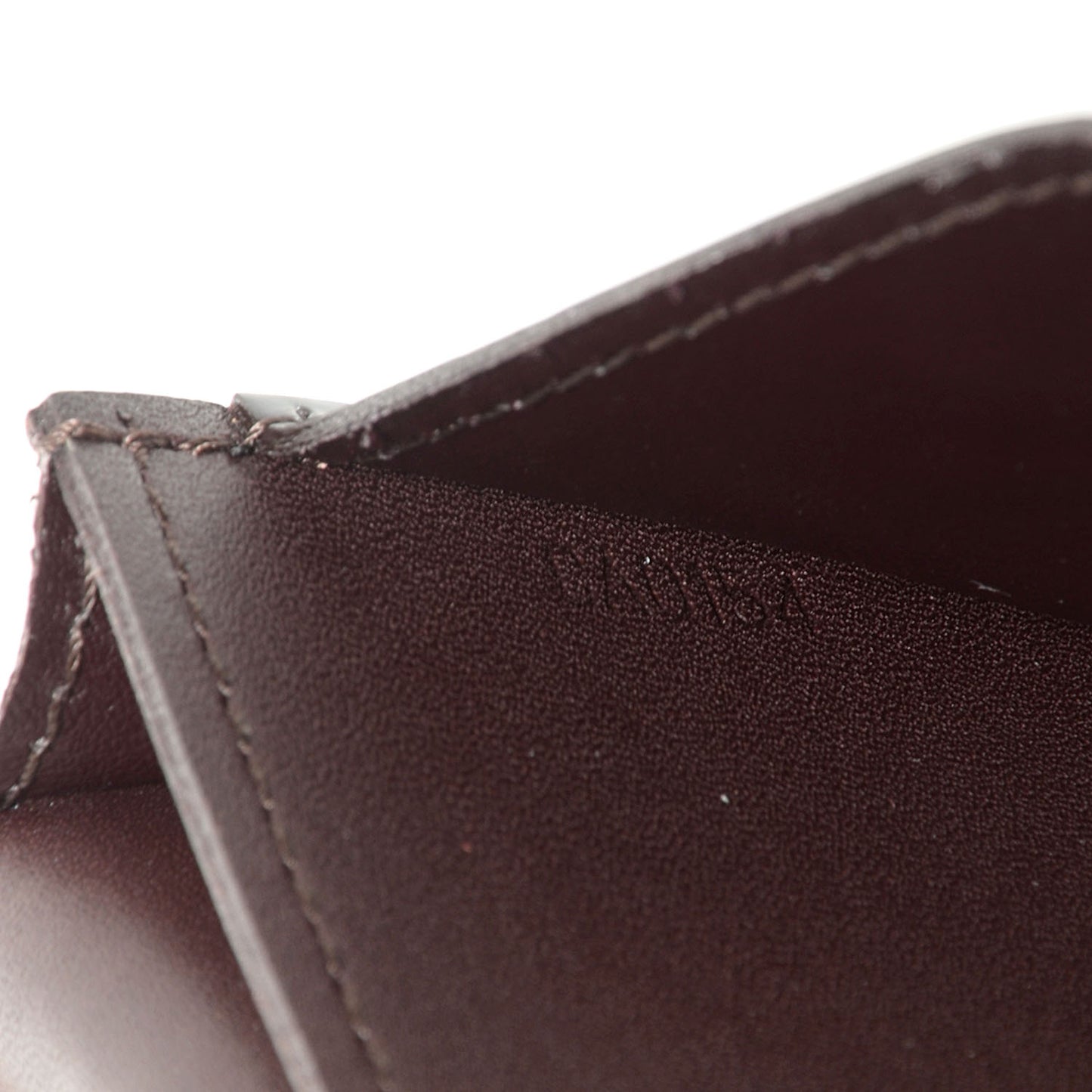 Vernis Business Card Holder Amarante