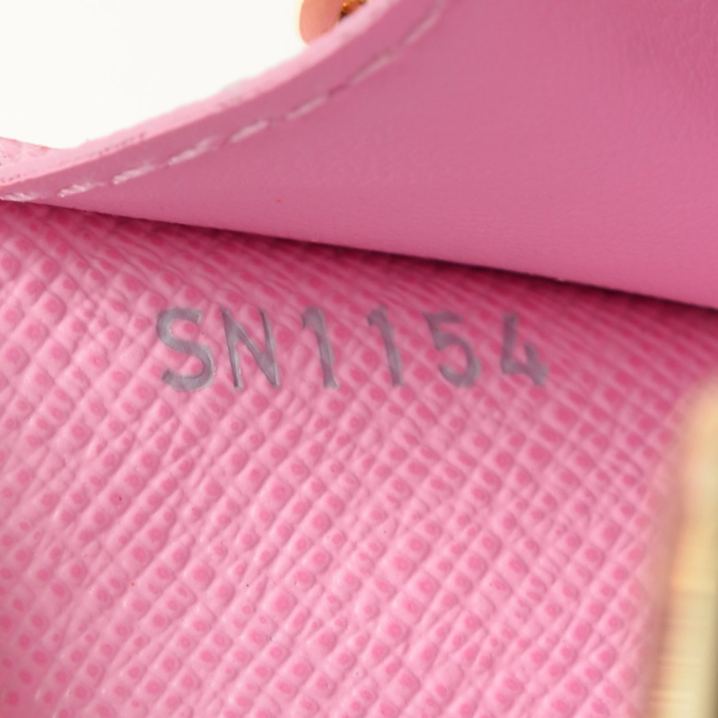 Monogram Multicolor Key Pouch White Litchi