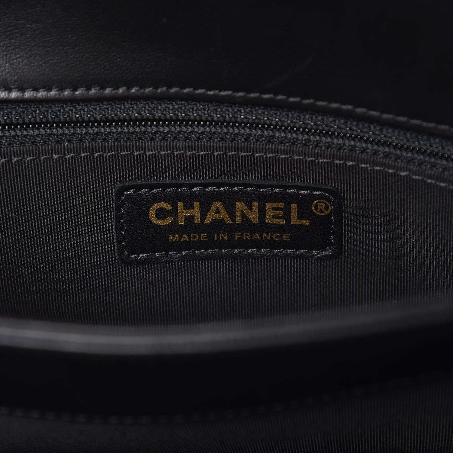 Chanel Patent Goatskin Quilted 3 Pocket Accordion Flap Black 6 of 7
