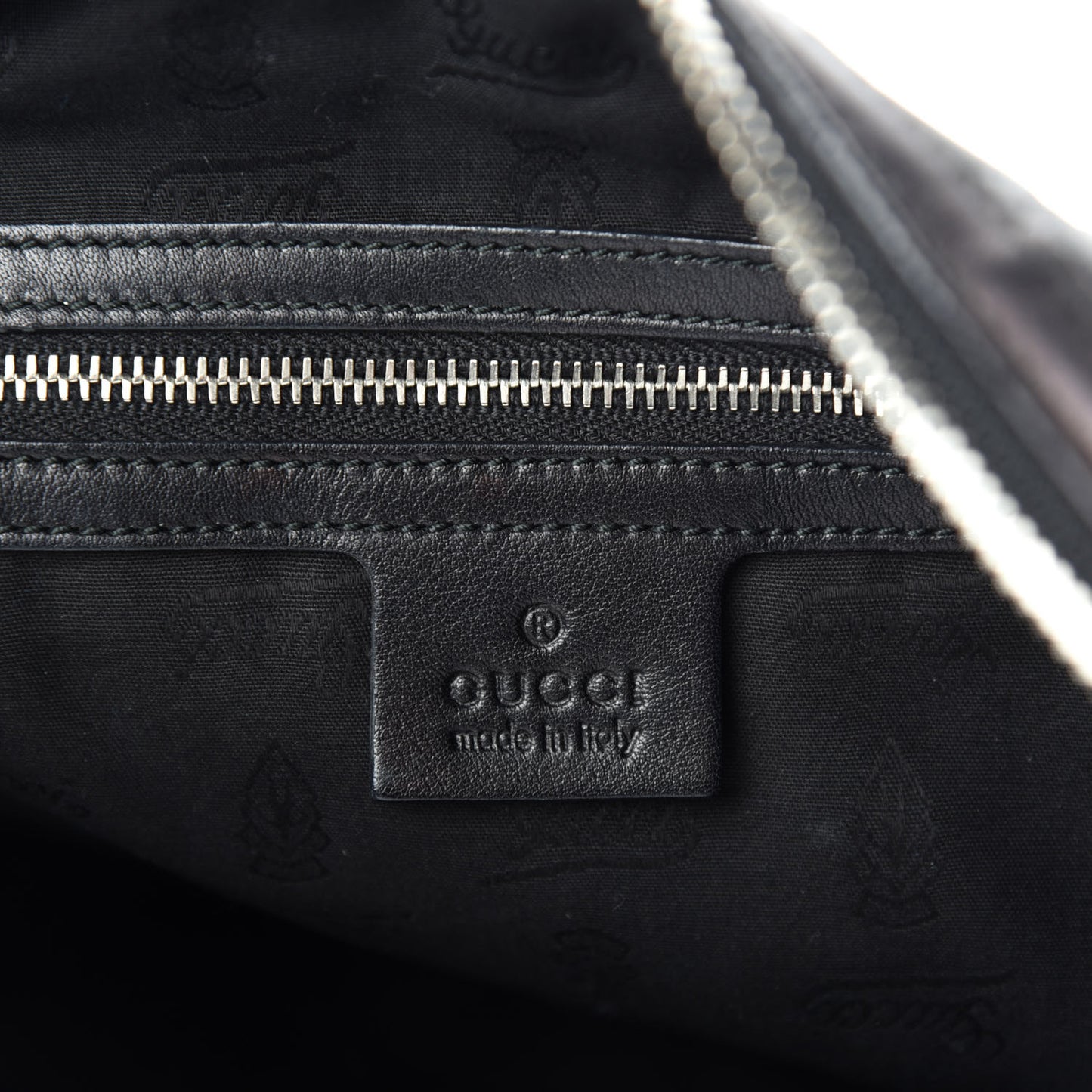 Guccissima Large GG Twins Hobo Black