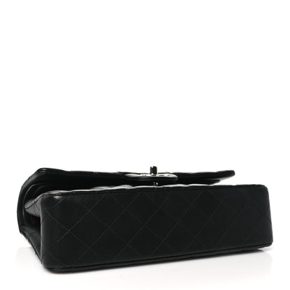 Chanel Lambskin Quilted Medium Double Flap Black 4 of 10