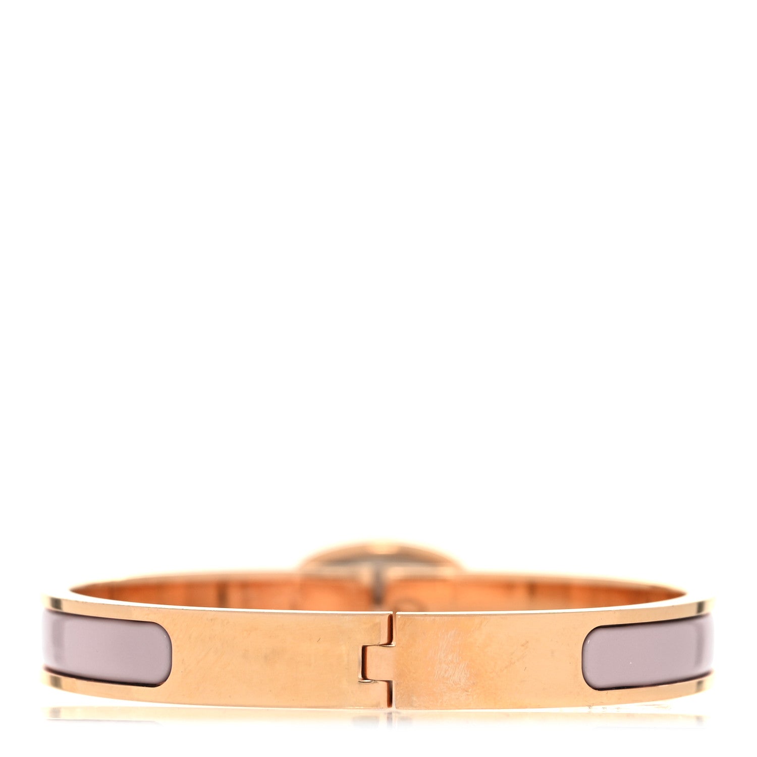 Hermes Enamel Mini Clic Chaine d'Ancre Bracelet PM Rose Candeur 3 of 4