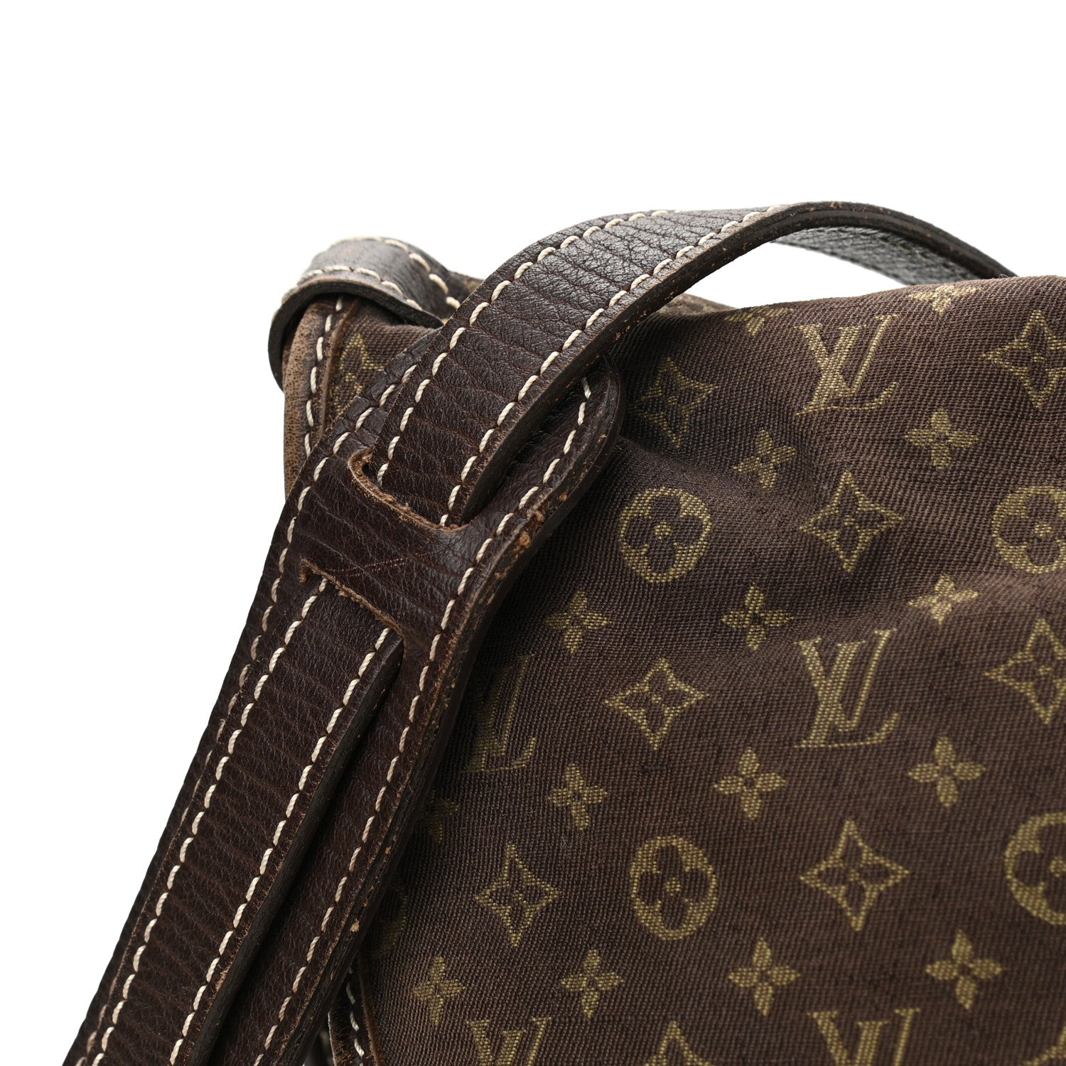 Louis Vuitton Monogram Mini Lin Saumur Ebene 17 of 18