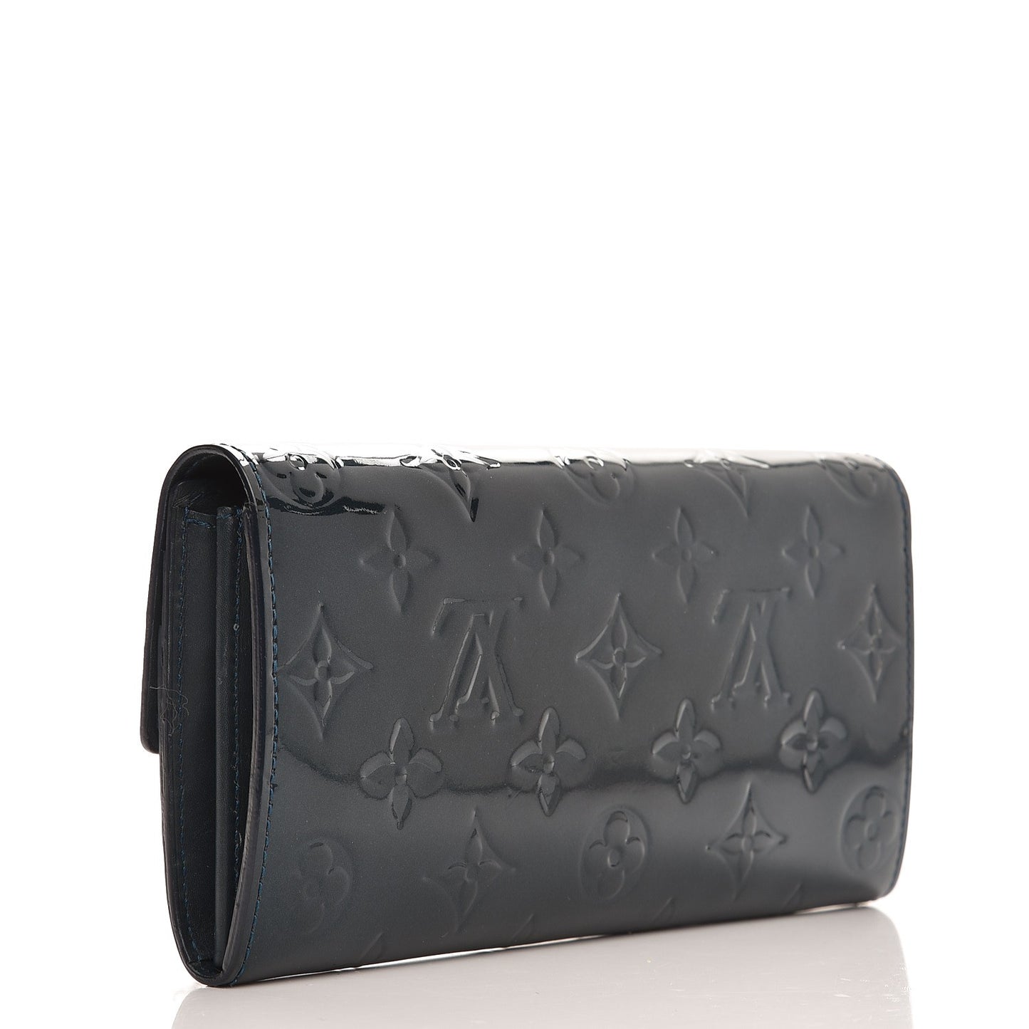 Vernis Sarah Wallet Blue Nuit