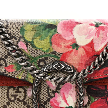 Gucci GG Supreme Monogram Blooms Super Mini Dionysus Shoulder Bag Beige Multicolor Dry Rose 7 of 12
