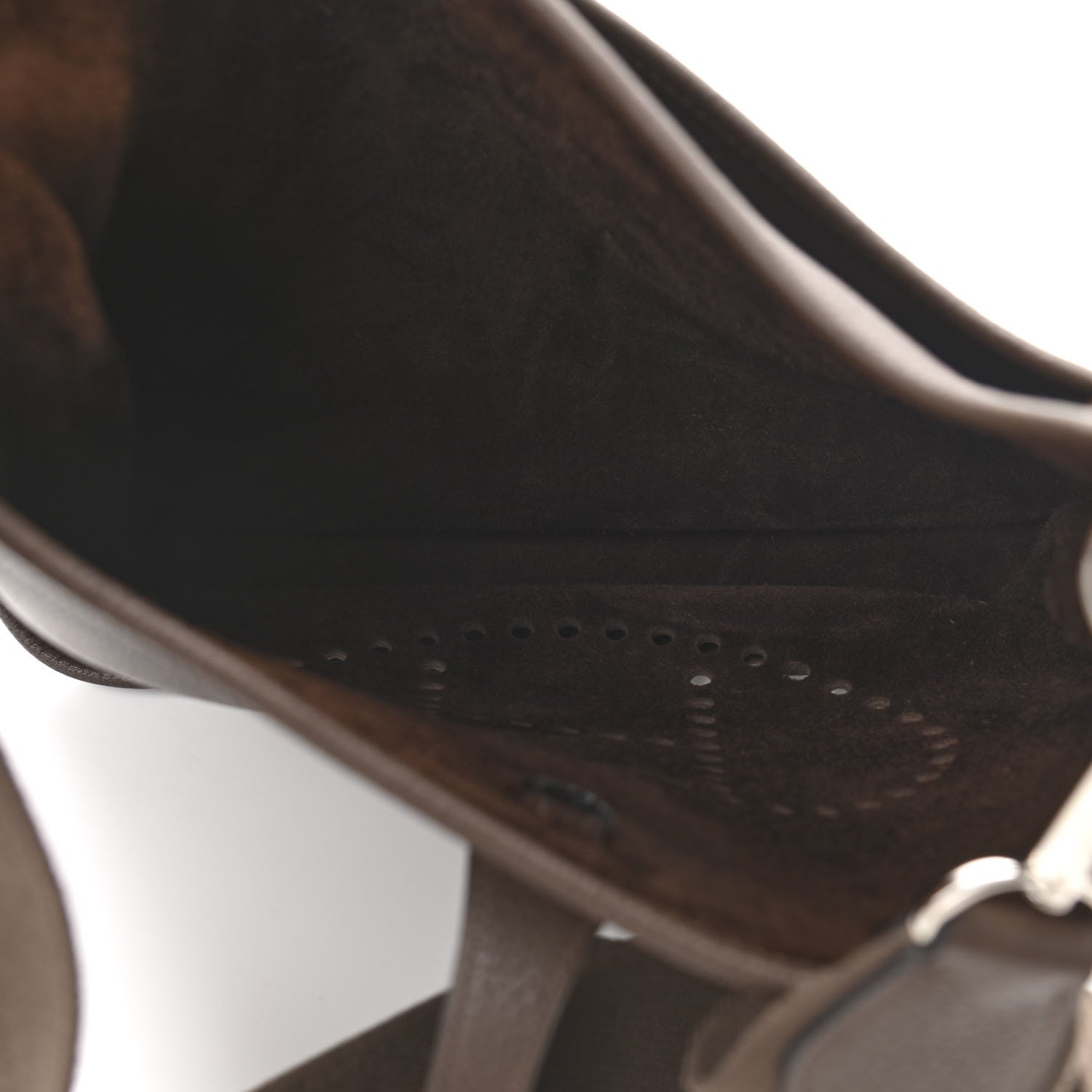 Hermes Taurillon Clemence Evelyne III PM Chocolate 5 of 10