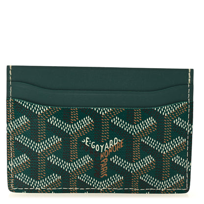 Goyard Goyardine Saint Sulpice Card Holder Green 1 of 7