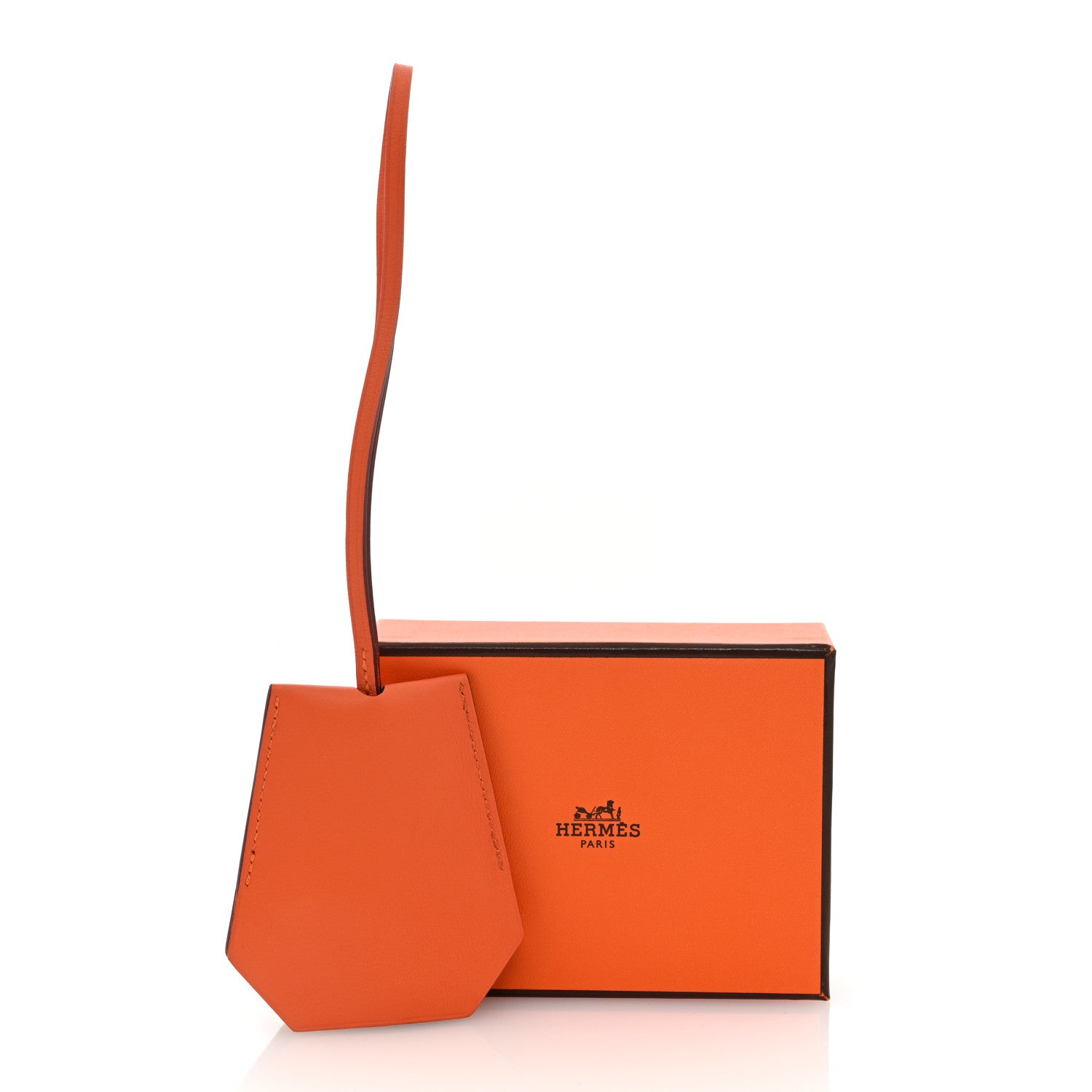 Hermes Swift Clochette Key Holder Orange 4 of 4