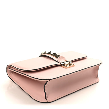 Valentino Garavani Vitello Medium Glam Lock Rockstud Flap Water Rose 4 of 10