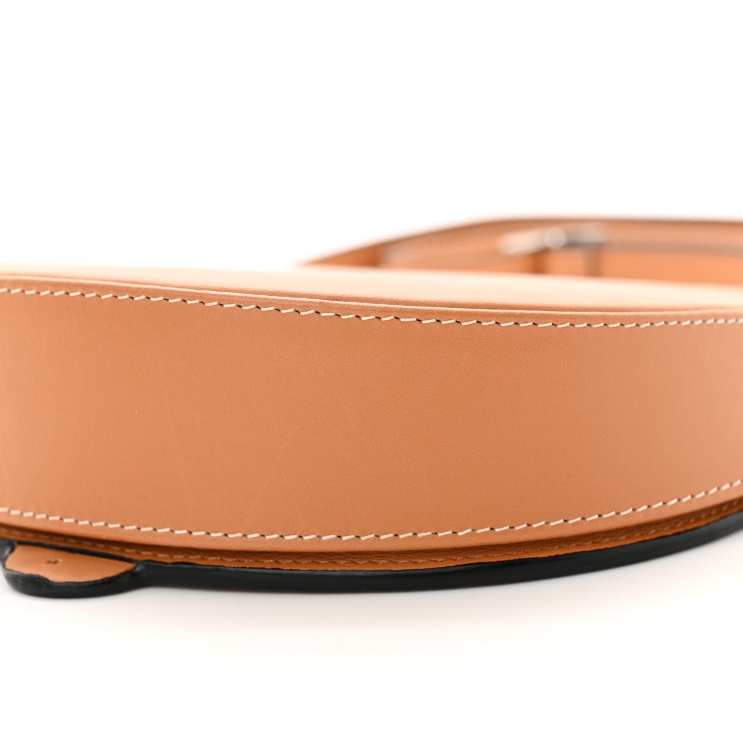 Loewe Soft Calfskin Heel Saddle Bag Tan 10 of 12