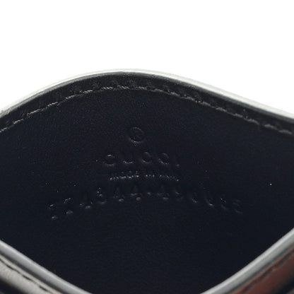 Gucci GG Supreme Monogram Bees Card Holder Black 6 of 6