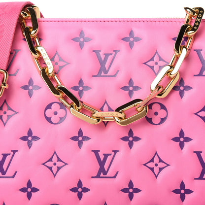 Louis Vuitton Lambskin Embossed Monogram Vuittamins Coussin PM Rose Violet 9 of 10