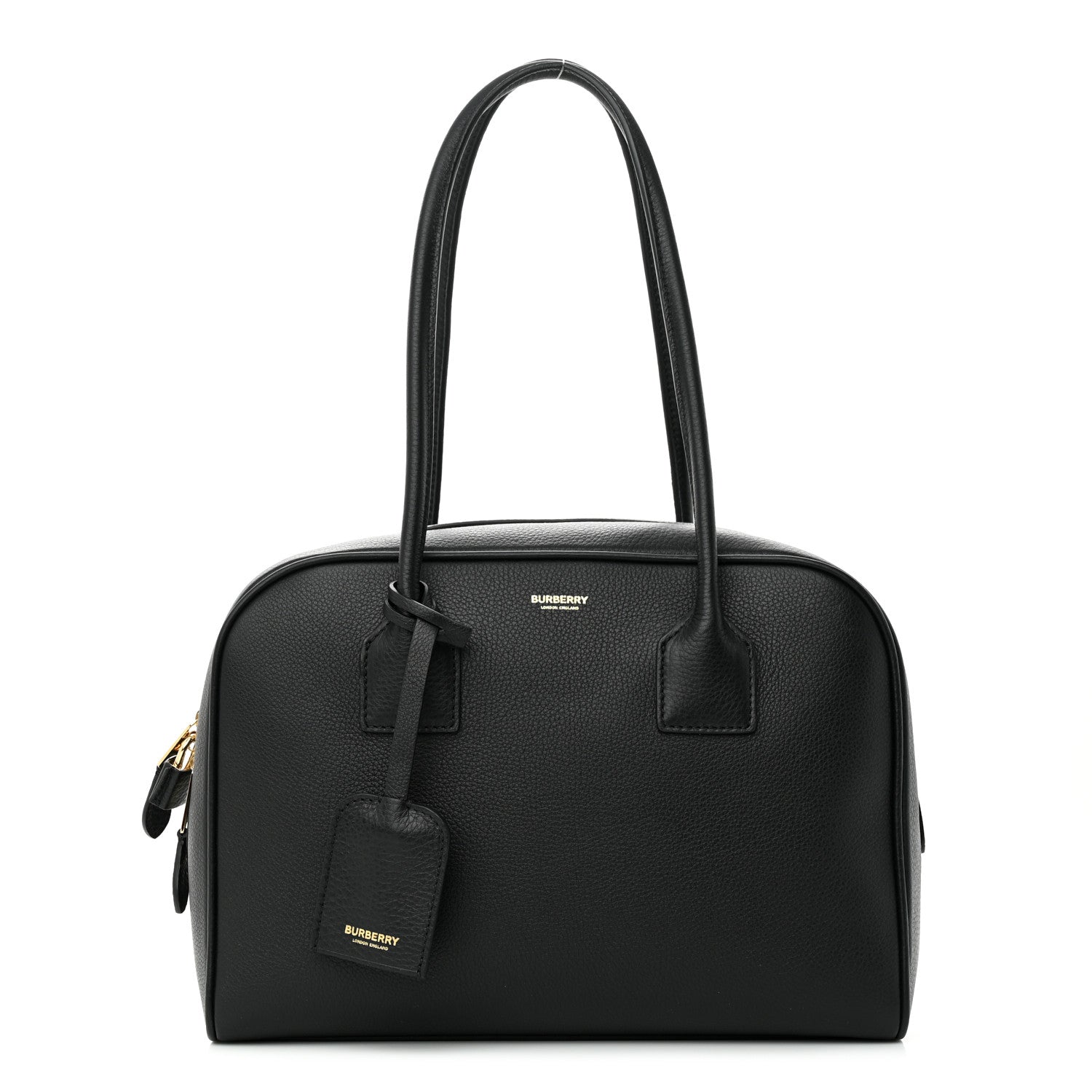 Burberry Soft Grain Calfskin Half Cube Bag Black 1 of 9