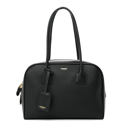 Burberry Soft Grain Calfskin Half Cube Bag Black 1 of 9