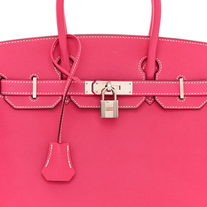 Hermes Epsom Birkin 30 Rose Tyrien 8 of 14