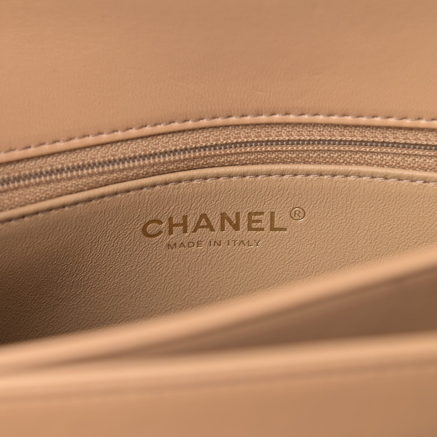 Chanel Lambskin Chevron Quilted Medium Trendy CC Dual Handle Flap Bag Beige 6 of 11