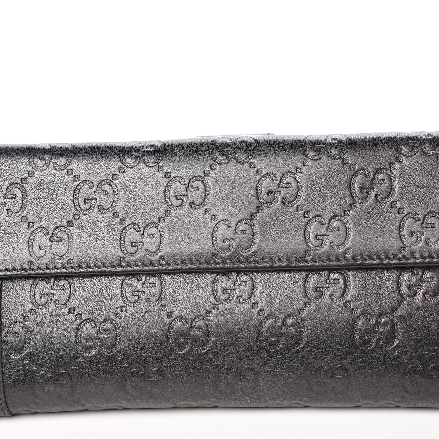 Guccissima Continental Wallet Black