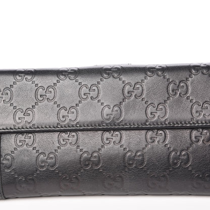 Gucci Guccissima Continental Wallet Black 11 of 13