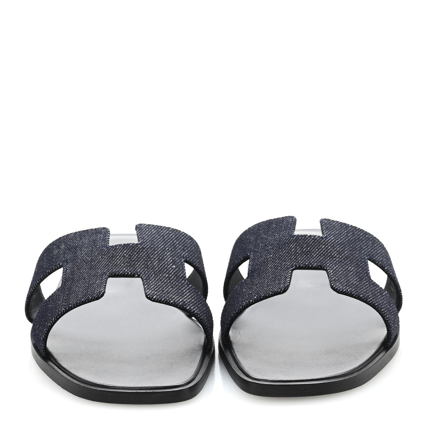 Denim Canvas Oran Sandals 41 Bleu Brut