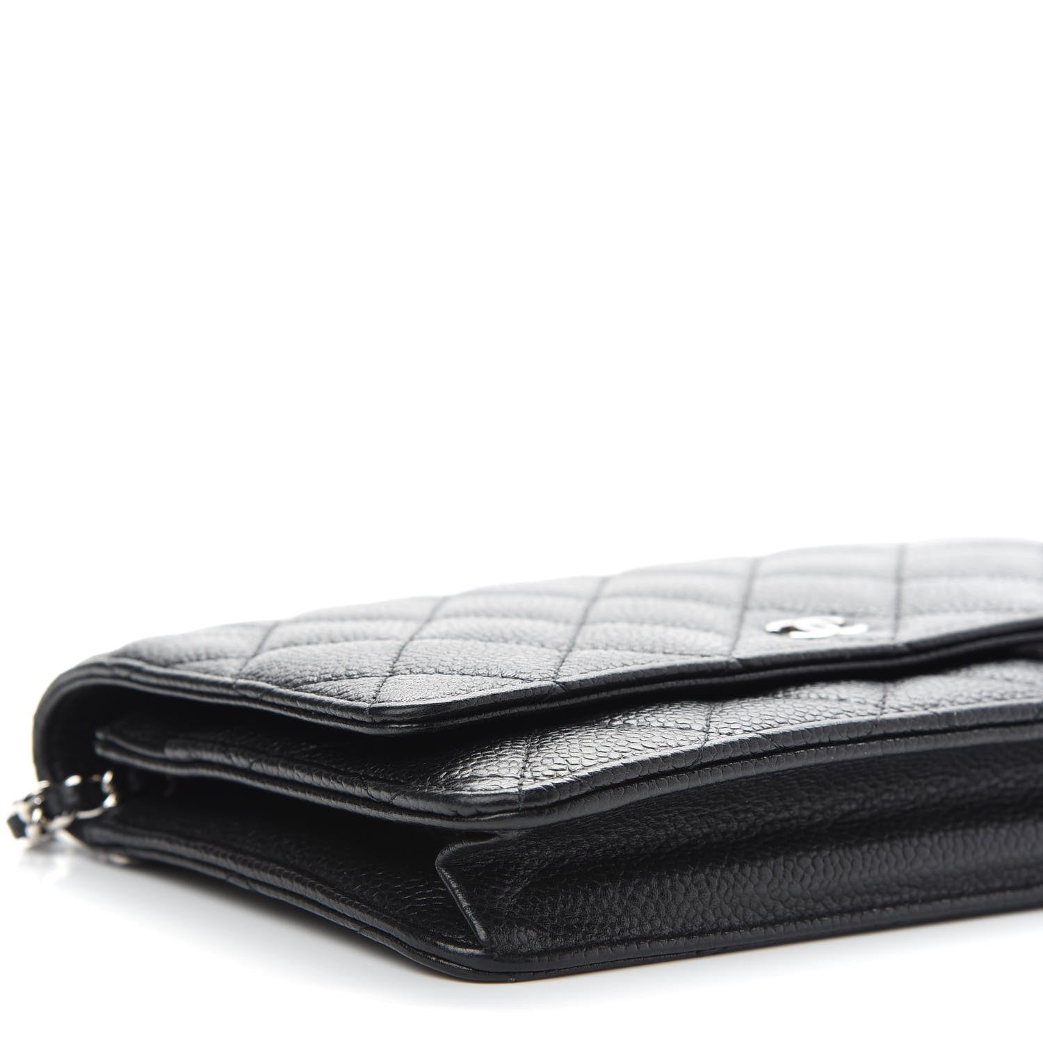Chanel Caviar Quilted Wallet On Chain WOC Black 9 of 10