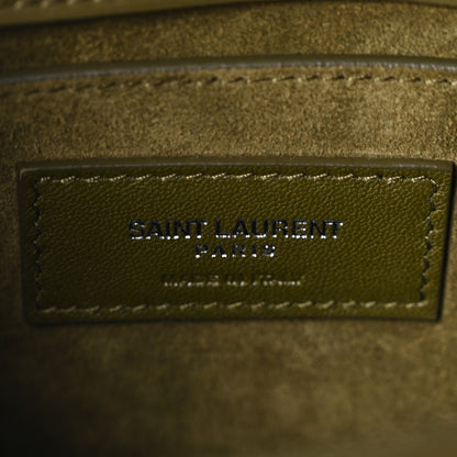 Saint Laurent Calfskin Medium Monogram Sunset Vert Kaki 5 of 9