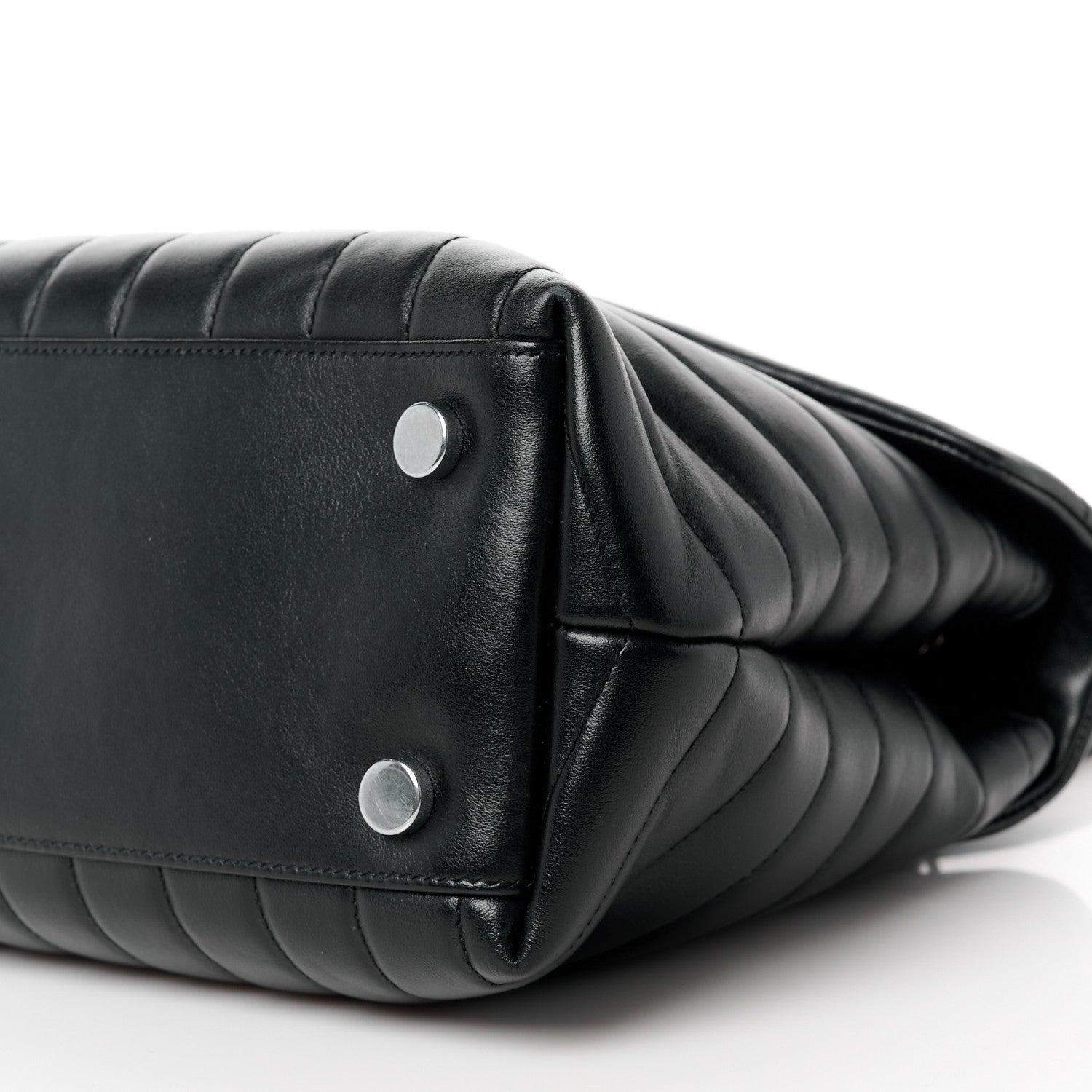 Saint Laurent Calfskin Y Quilted Monogram Medium Loulou Satchel Black 11 of 11