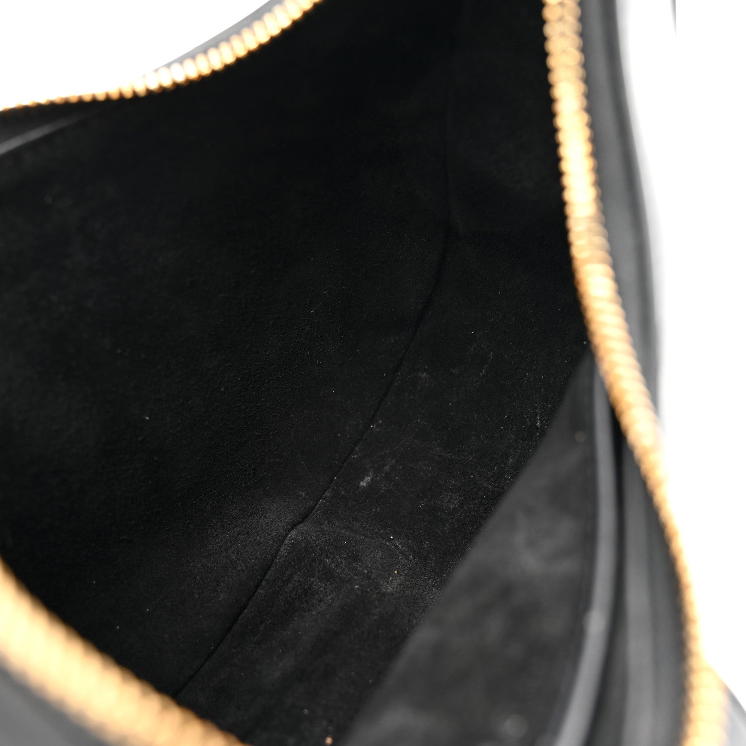 Celine Smooth Calfskin Medium Strap Ava Triomphe Shoulder Bag Black 11 of 12