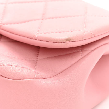 Chanel Lambskin Quilted Resin Bi-Color Chain Flap Bag Pink 11 of 12