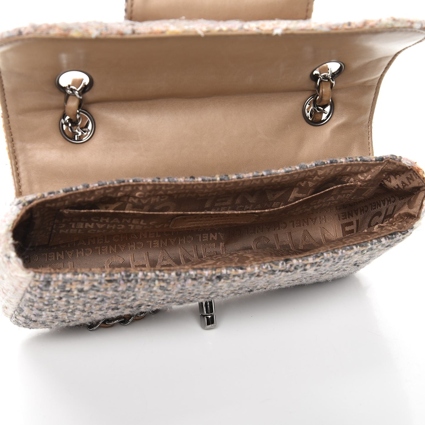Tweed Small Fantasy Flap Grey