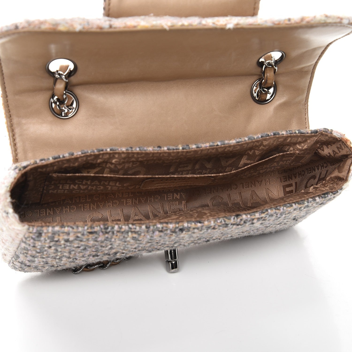 Chanel Tweed Small Fantasy Flap Grey 5 of 10